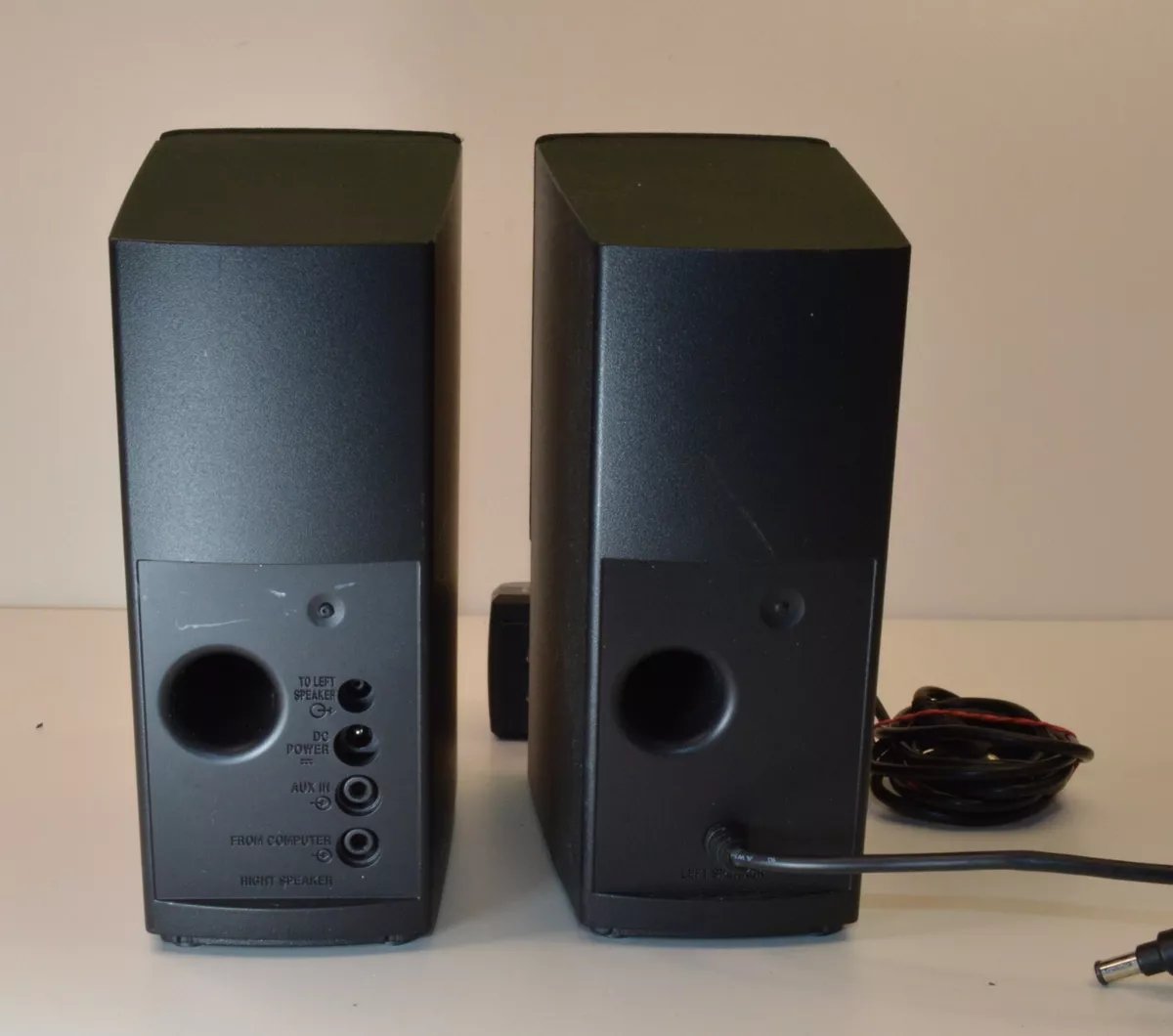 Bose Companion 2 Series III set 2 Multimedia speakers w original power  Tested