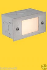 Corona Lighting CL-360B-SI 18W Low Voltage Rectangular Recessed Step Light, Silv