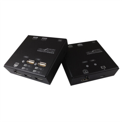 KVM Verlängerung über Kat.5e/6, HDMI, 4x USB