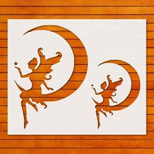 Reusable Fairy Stencil Template Reusable for Wall Art, DIY Crafts, Fabric Painti