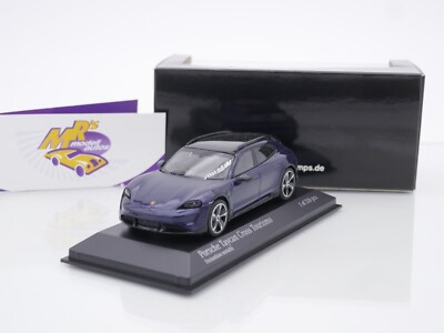 Minichamps 410069301 # Porsche Taycan Cross Tourismo Turbo S Bj. 2022 blau 1:43
