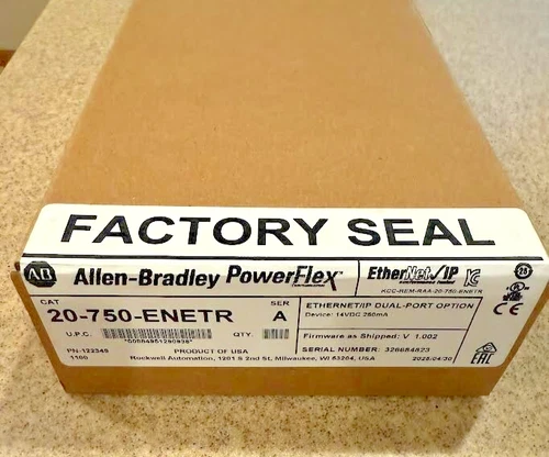 Allen-Bradley 20-750-ENETR PowerFlex 750 2-P ENet/IP Module New - Picture 1 of 3
