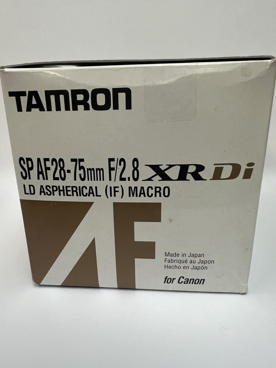 Tamron SP AF 28-75mm f/2.8 Lens XR Di Lens A09E For Canon EF