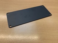 Black Aluminium End Panel for Hammond 1455Q1601BK 1455Q22201BK Plate Bracket
