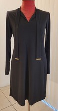 michael kors dress black v neck