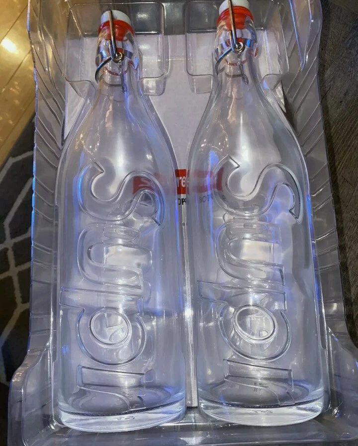 Supreme Swing Top 1.0L Bottle (Set of 2) Clear FW21 Supreme New York 2021 New DS
