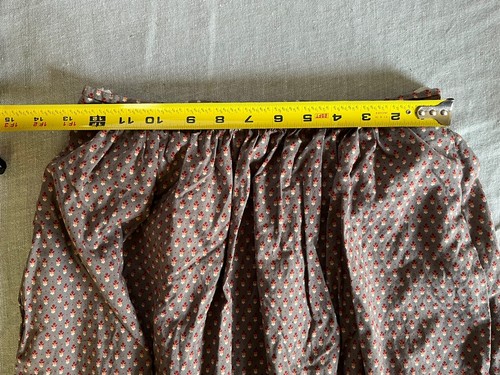 1950s Vintage Cotton Skirt French Country With 6” Border Sz 40/4 - Imagen 8 de 18