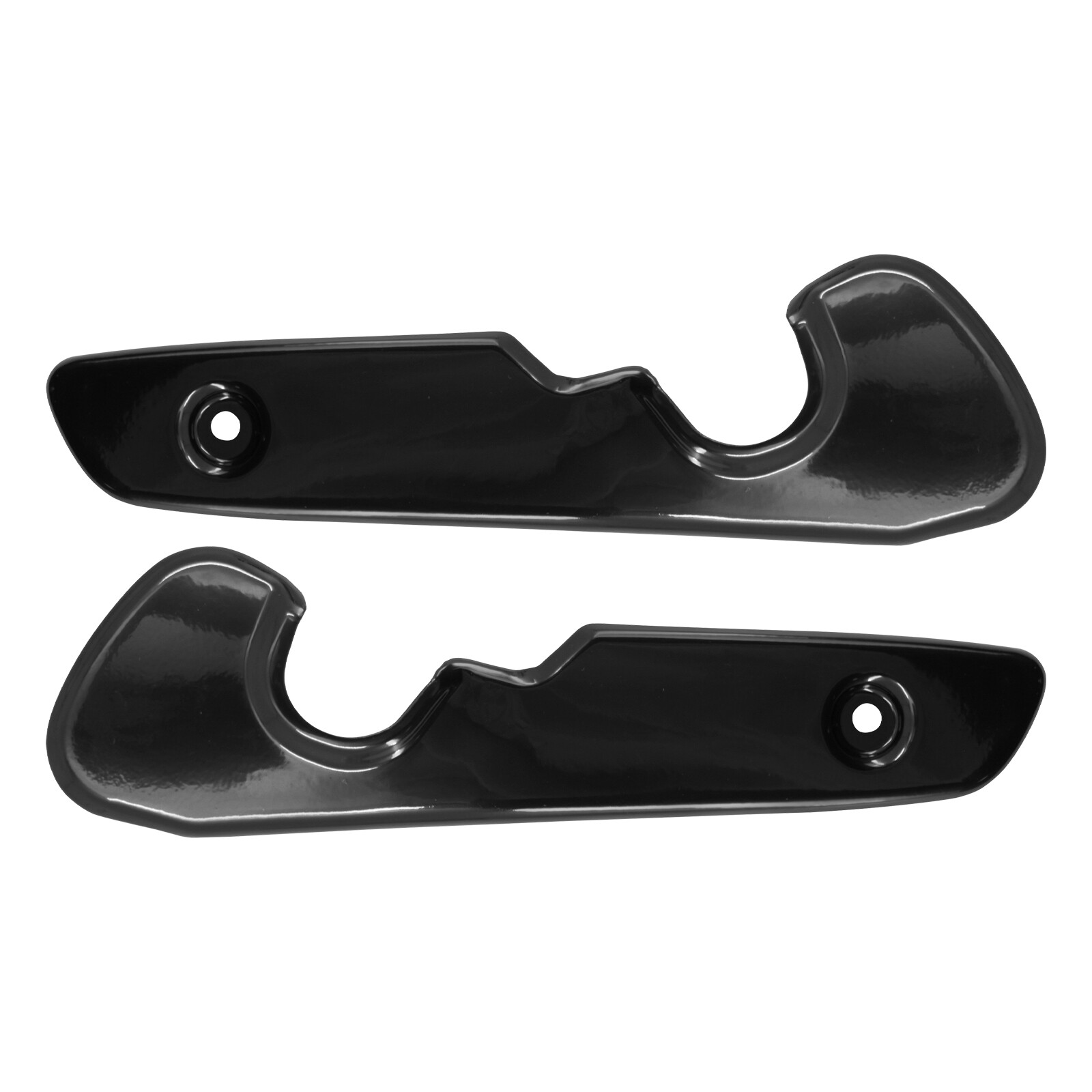 Gloss Black Short Rear Fender Support Bracket Covers For Harley Sportster XL 04+