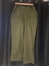 Boy Scouts of America Elastic 6 Pocket Cargo Pants Waist 36 Inseam 31 Hem 6 1/2