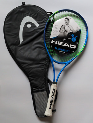 Head Ti Conquest Nano Titanium Adult Tennis Racket 4 3/8 Grip 108'' Head  UNUSED