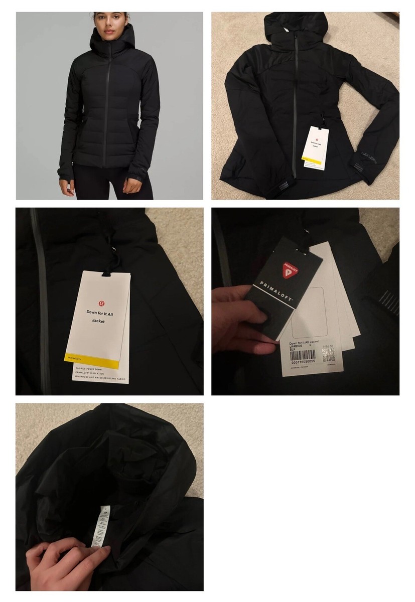 ヨガ lululemon - lululemon /down for it all jacket Lululemon Down For It All Jacket - Black (Second Release