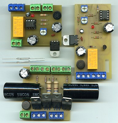 Automatic back and forth control kit, with middle station stop, timed, 2-way