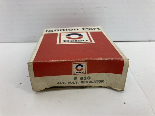 New NOS Delco Remy #E610 Alternator Voltage Regulator for 1964-1971 Imports - Picture 5 of 5