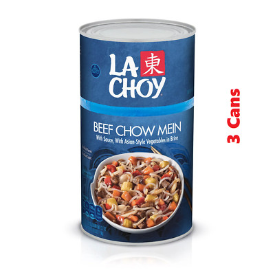 Chou Chou　0724 NEW* La Choy BEEF Chow Mein 42 oz Each Can (3 Pack) | eBay
