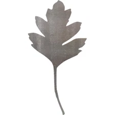 Oak Leaf 1 Steel Cut Out Metal Art Decoration
