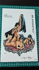 Sirens of Darkness Pin-Up Portfolio/Calendar 95 signed by Kevin Rasel (1 of 10)