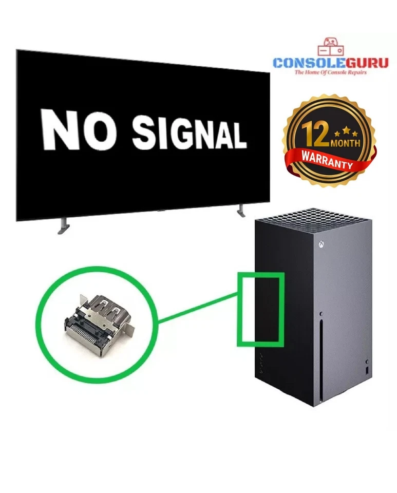 MICROSOFT XBOX SERIES X Xbox Series X HDMI Port Repair Service - Fast Turnaround + 12 month Warranty 🔁