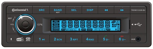 Continental MP3 DAB USB Bluetooth Autoradio für Hyundai ix55 (2009-2012) silber - Bild 2 von 5