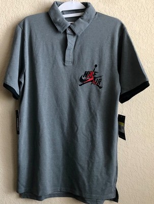 Nike Jordan Jumpman 23 Classics Polo Shirt CK2228 091 Short Sleeve Size Small