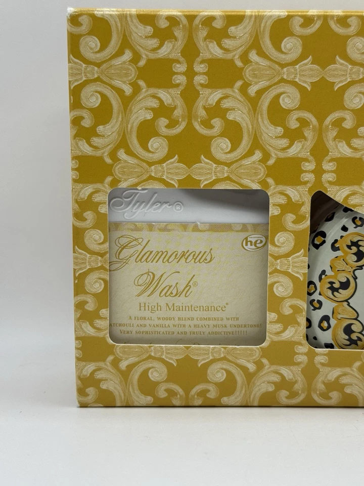 Tyler Candle ALTO MANTENIMIENTO Glamorous Suite IV Lavado, Vela, Loción, Spray NUEVO Foto 3 de 4