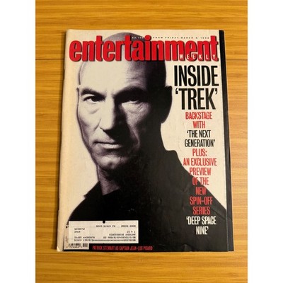 Entertainment Weekly Mag Mar 1993 Star Trek The Next Generation Patrick Stewart