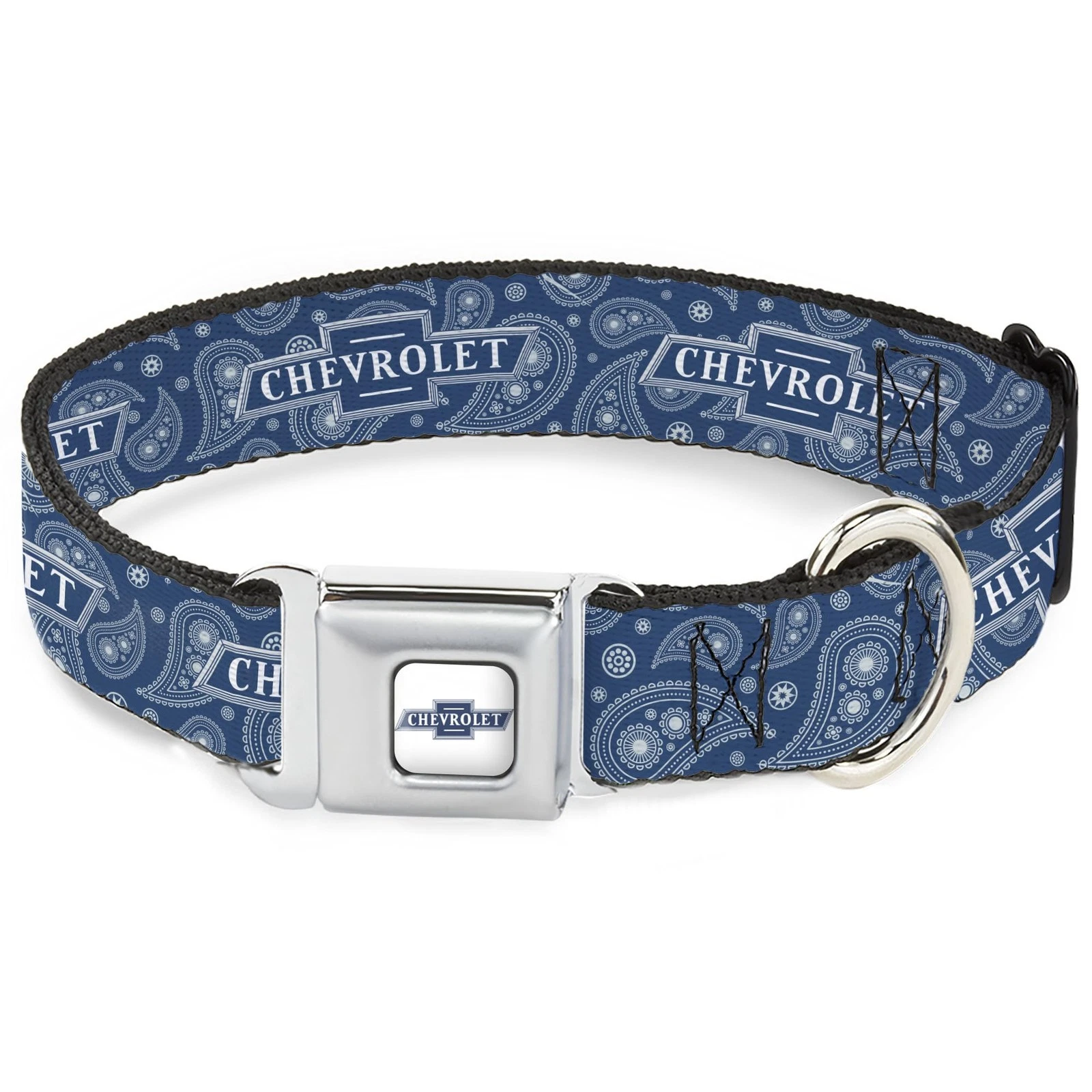 GM General Motors Pet Collar, Dog Collar Metal Seatbelt Buckle, Chevrolet Bowtie