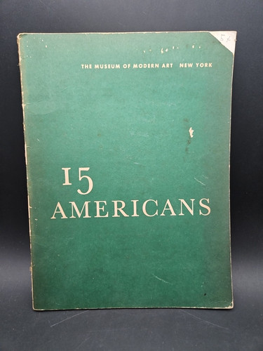 15 Americans Musuem Of Modern Art NYC 1952 Exhibition Catalog Pollock, Rothko - Picture 1 of 7