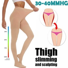 30-40 mmHg Compression Pantyhose Medical Women Men Support Stockings Varicose