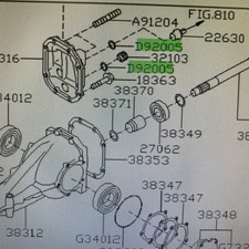 Genuine Subaru Gasket 803920050 WRX STI Rear ...