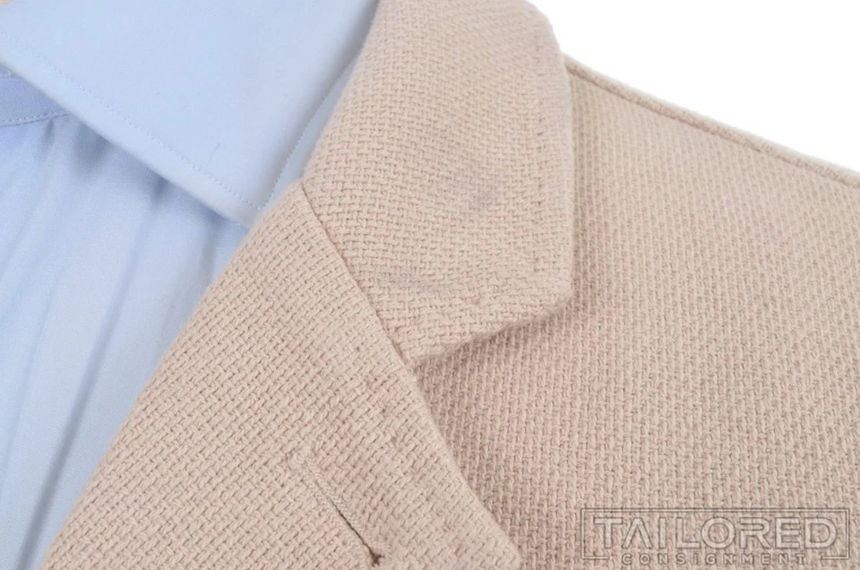 Blazer chaqueta abrigo deportivo BILLY REID liso marfil beige 100 % algodón para hombre - 42 R Foto 4 de 4