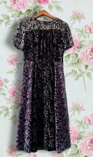 Pretty Next Purple Floral Size 12 Midi Length  Tea Dress