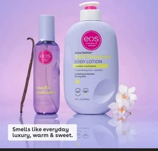 EOS Vanilla Cashmere Body Care Set – Body Lotion & Mist