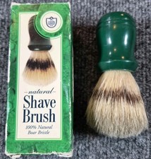 Van Der Hagen 100 Natural Boar Bristle Shave Brush Professional Grade Handle