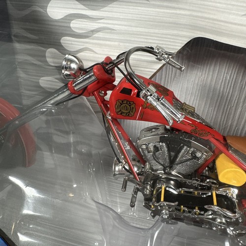 Joyride American Chopper TV Series Fire Bike Motorcycle 1:10 Diecast Model OCC - Picture 7 of 13
