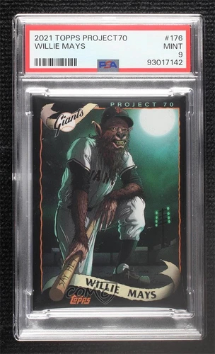 2021 Project 70 Online Exclusive /9137 Willie Mays Alex Pardee PSA 9 MINT HOF