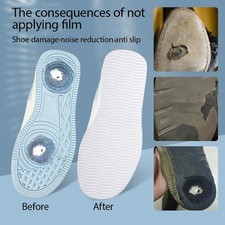 2x Shoe Sole Anti-Wear Pads,Silent NonSlip Forefoot Insoles For Sneakers  J5Z7
