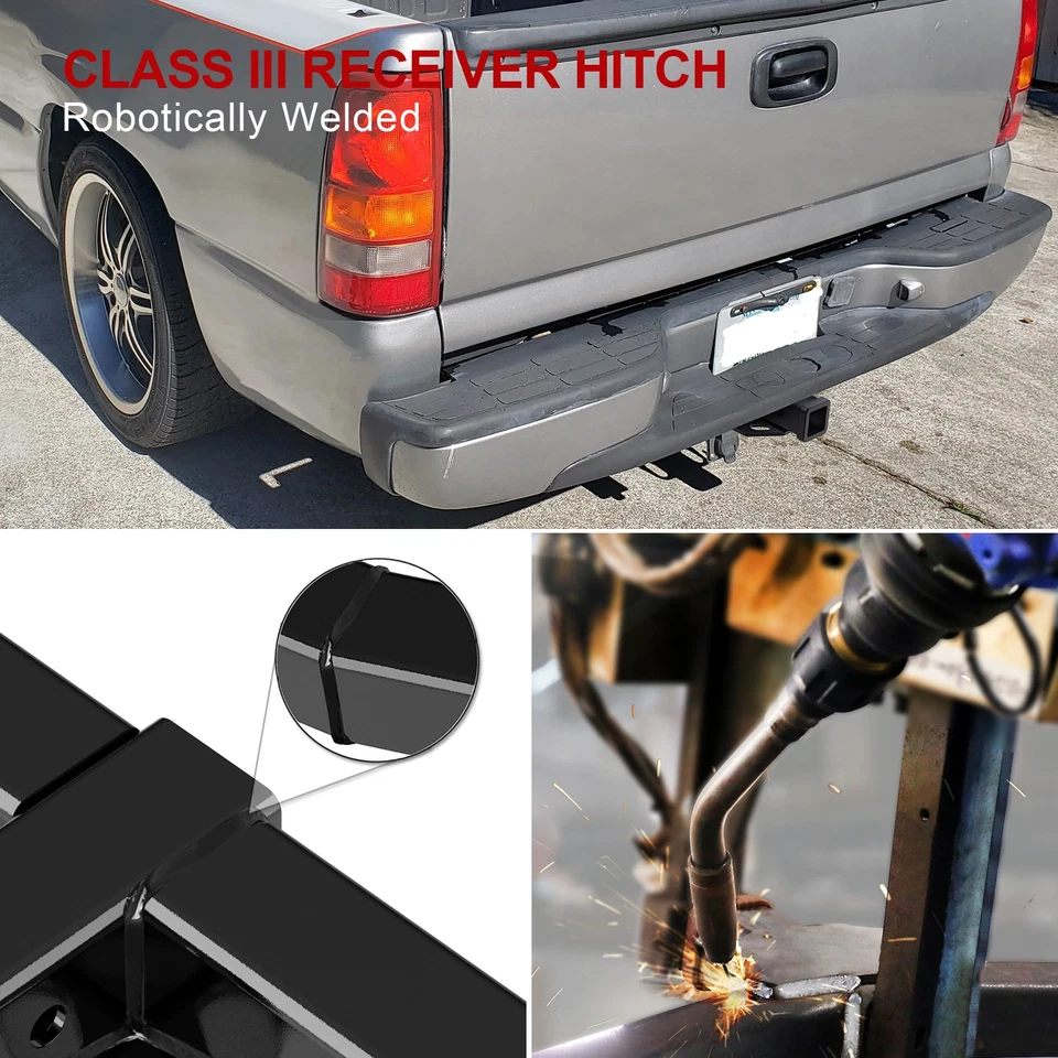 Trailer Hitch Receiver For GMC Sierra 1500/Chevrolet Silverado 1500 1999-2013 - Image 4 of 4