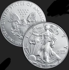American Eagle Bullion 1 oz Silver Dollar 2021 ASE - Coin Type I $1 US  UNC