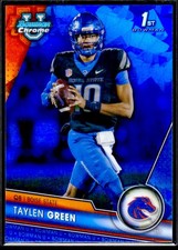 2023 Bowman University Chrome Sapphire Taylen Green #14 Arkansas Razorbacks