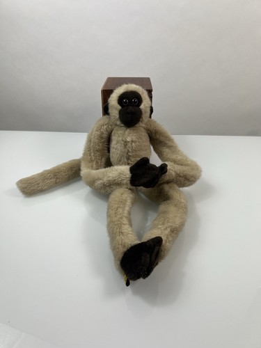 Juguete de peluche vintage Wild Republic K&M mono colgante animal de peluche beige tostado - Imagen 1 de 9