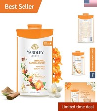 Luxurious Sandalwood Talc Powder, 250g - Hydrating Fragrance for Oily Skin