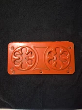 VTG Sterno Double Burner Folding Camping Cook Stove Orange NEW Old Stock #46-USA