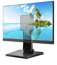 Jakeko Lay Flat Low Profile Monitor Stand - For 14-24" Screens Ergonomic NEW