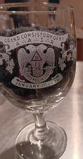 Vintage Grand Consistory Of Ky. 1. Januar 1979 Glas gebraucht