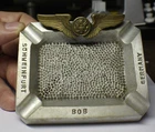 VIntage Post WW2 Schweinfurt Germany Aviation Military Airplane Wings Ashtray
