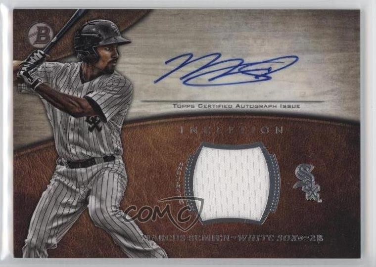 2014 Bowman Inception Relics Marcus Semien #AR-MS Rookie Auto RC 0au4