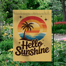 Spring Garden Flag Yellow Boots Floral Flowerpot Outdoor Yard House Banner Decor