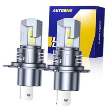 H4/9003/HB2 LED Bulbs, 900 Brighter Fog Light 6000K Cool White 9003/HB2/H4