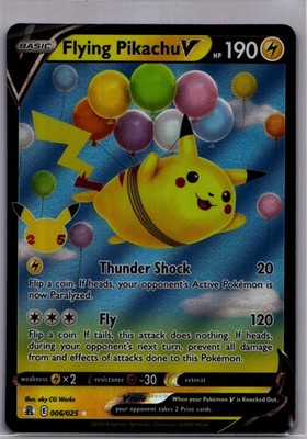 Flying Pikachu V Holofoil Ultra Rare CLB 006/025 NM