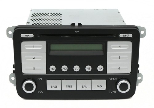 Volkswagen 2007-09 EOS Jetta GLI AM FM Radio mp3 CD Code Included 1K0035161C